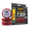 A group of red foam pads - M3CFP3 3in Foam Compounding Pad
