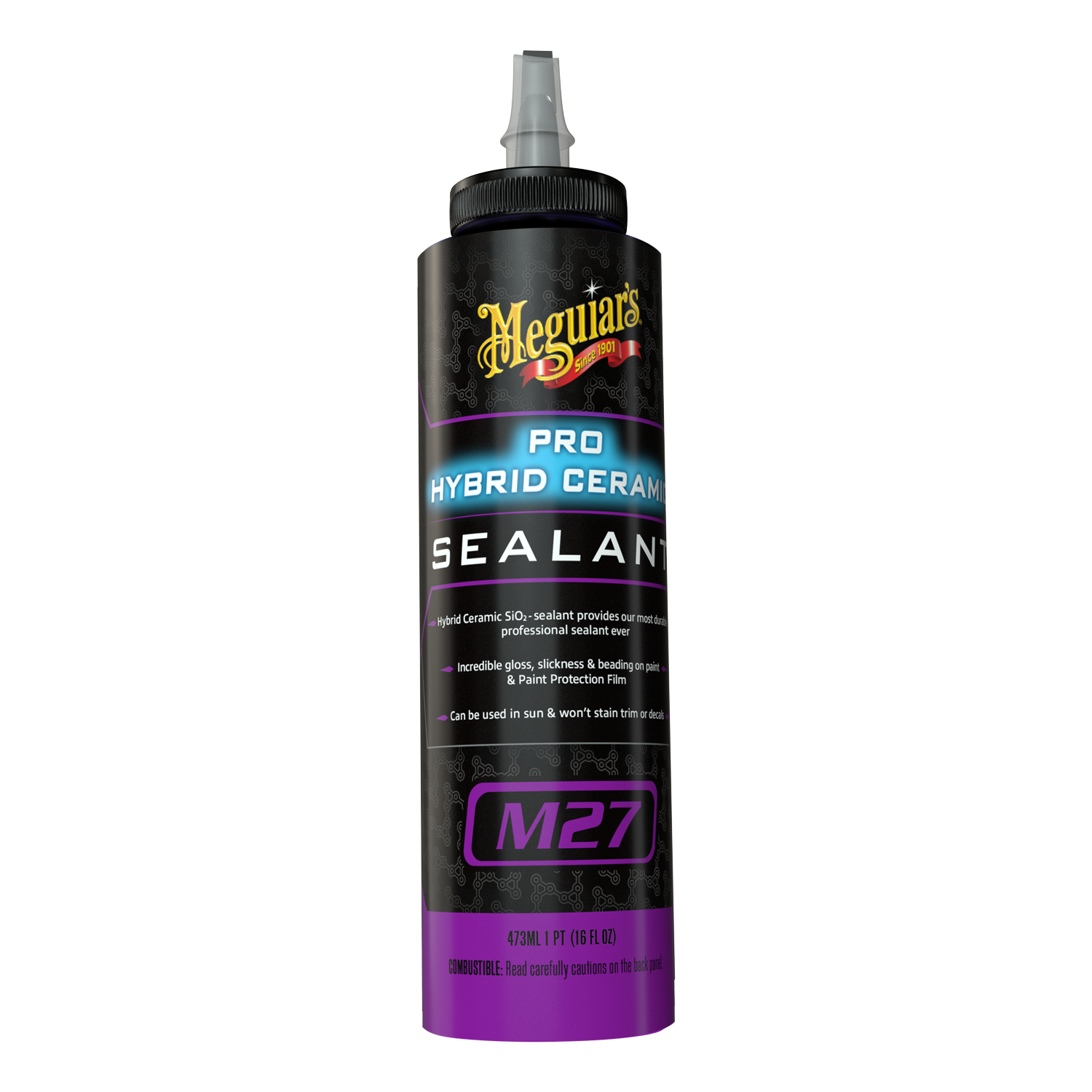 Meguiar’s M27 Hybrid Ceramic Sealant – Si02 Ceramic Paint Sealant - M2716, 16 Oz