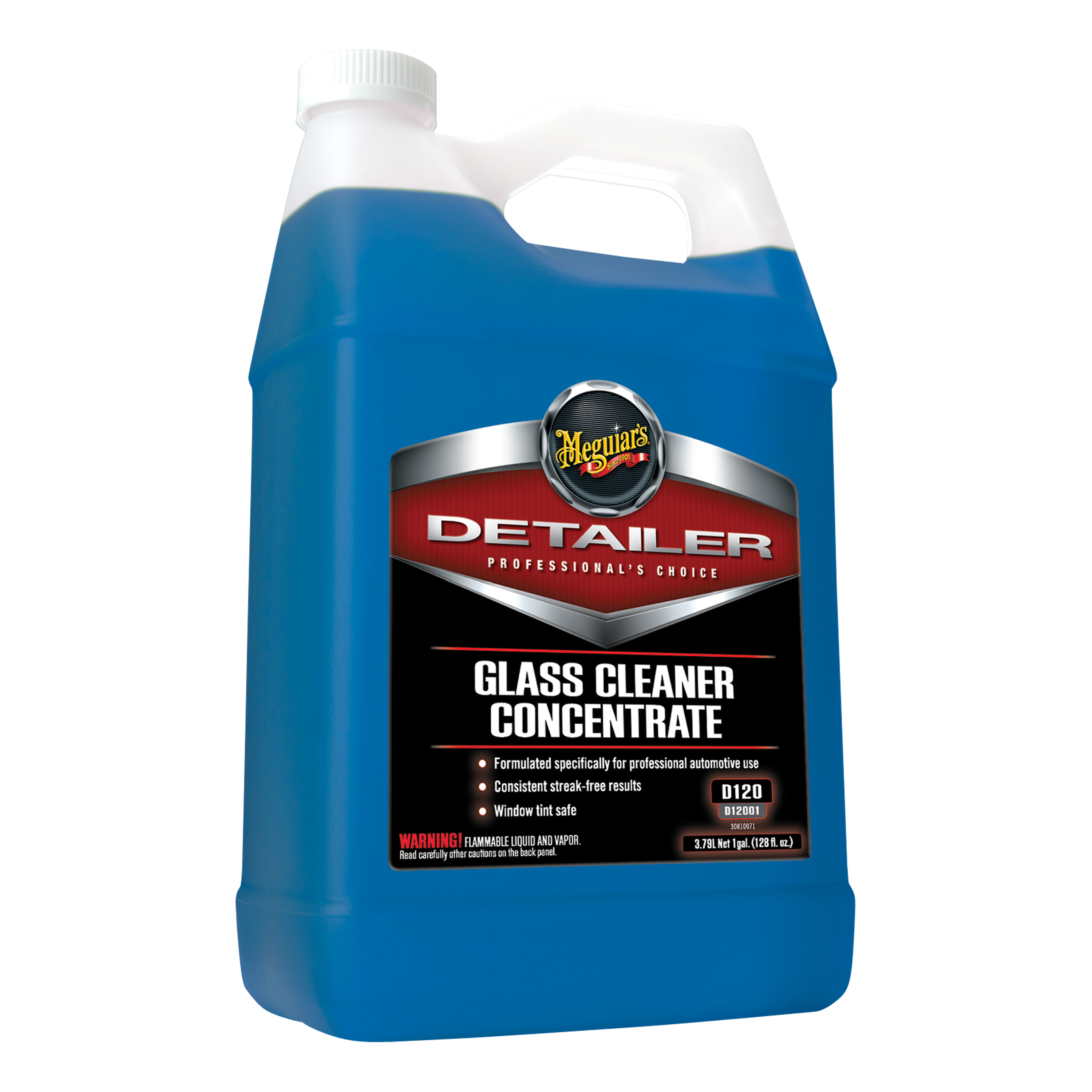 D120 Detailer Glass Cleaner Concentrate, 1 Gallon