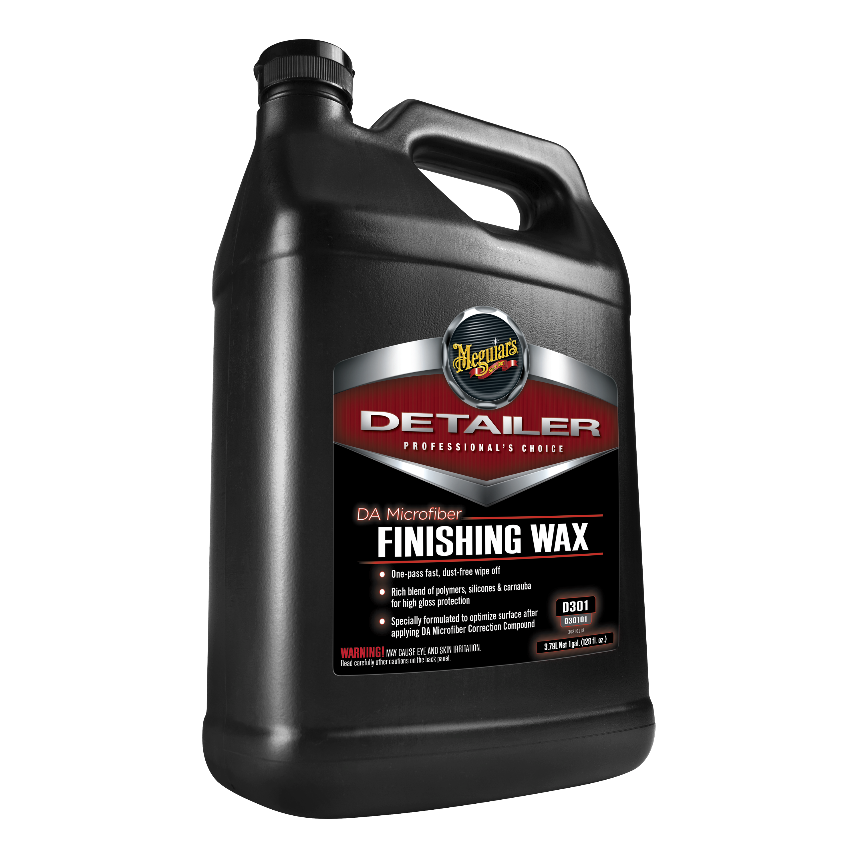 D301 DA Microfiber Finishing Wax, 1 Gallon