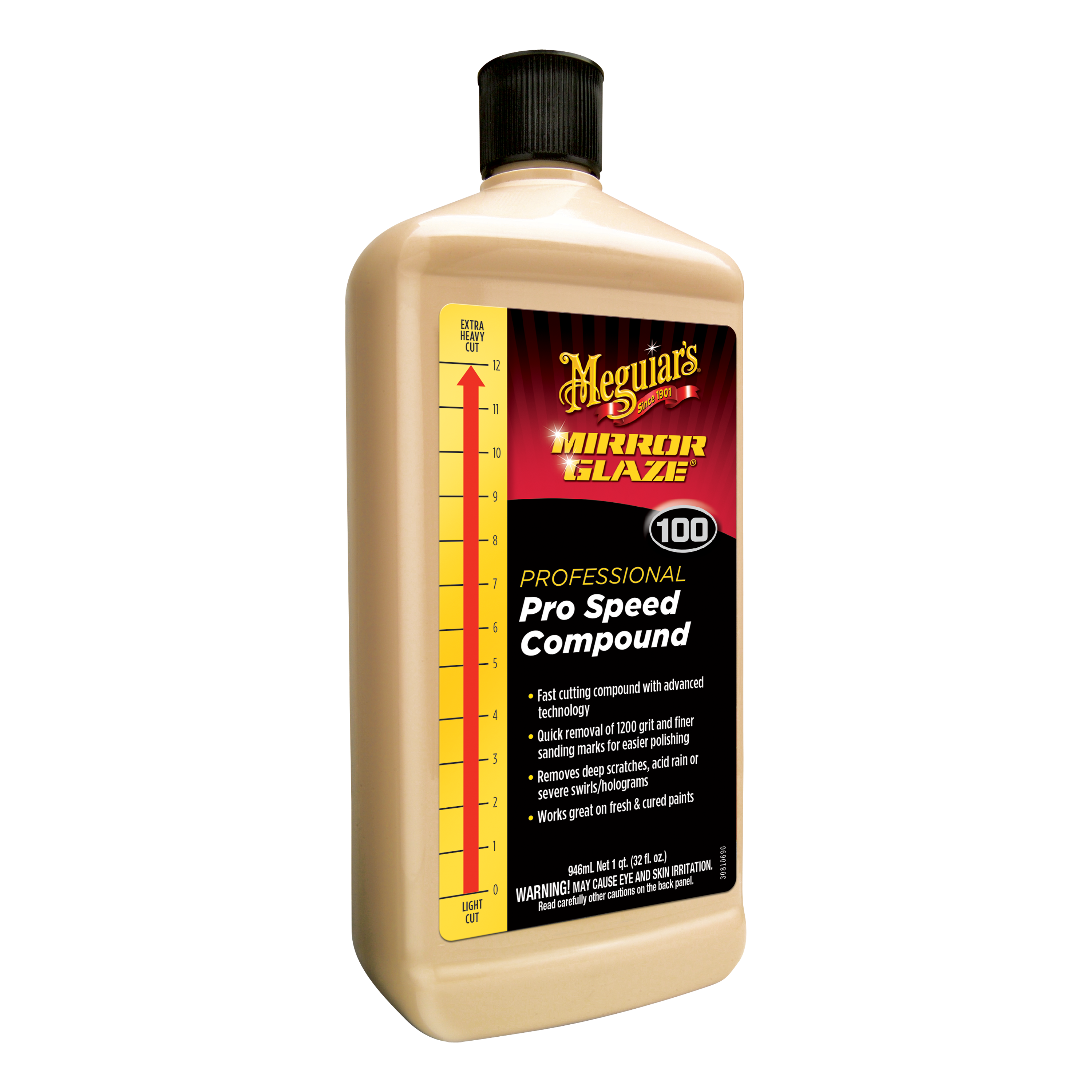 M100 Mirror Glaze® Pro Speed Compound, 32 oz